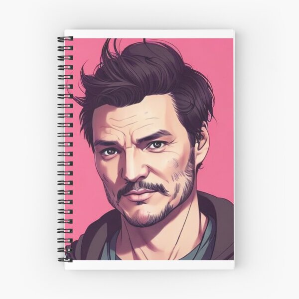 Item preview, Scruffy Digital Paint Art of Pedro Pascal designed and sold by ecdato.