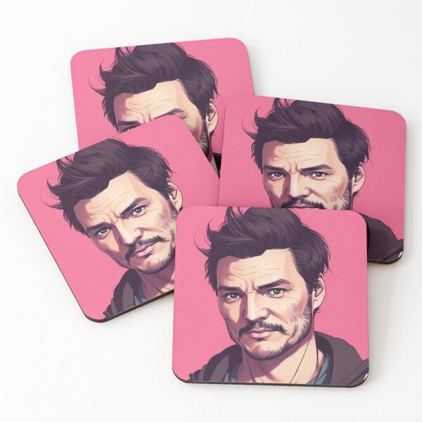 Item preview, Scruffy Digital Paint Art of Pedro Pascal designed and sold by ecdato.