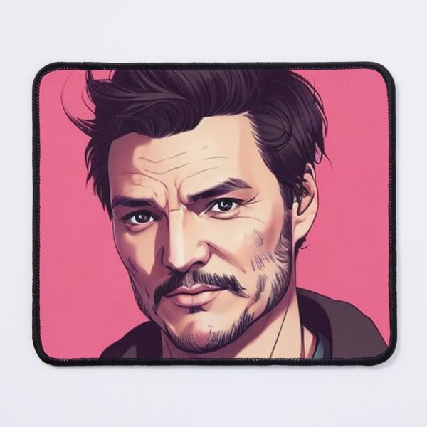 Item preview, Scruffy Digital Paint Art of Pedro Pascal designed and sold by ecdato.