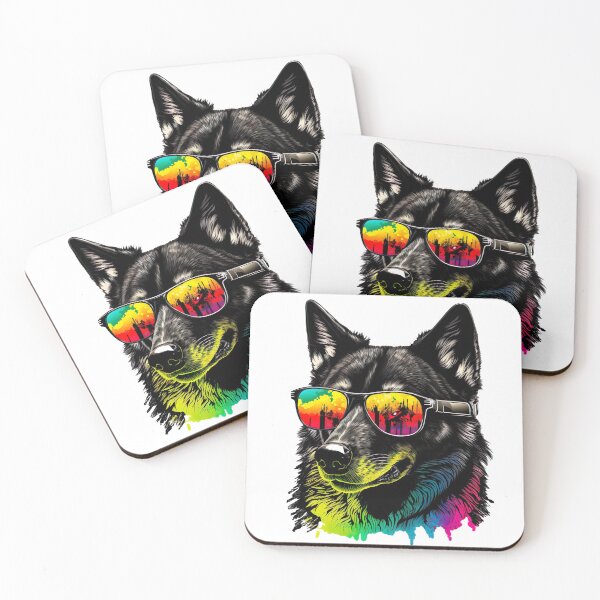 Item preview, Wolf wearing sunglasses glasses pop art designed and sold by luisraultg.