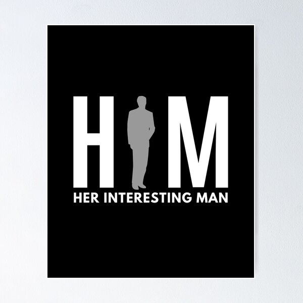 Item preview, Gender Identity | HIM Acronym | Her Interesting Man (Gray) designed and sold by ACRONYMSONLY.