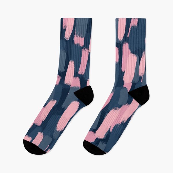 Item preview, Abstract, Dark Blue and Pink Paint Brush Effect designed and sold by OneThreeSix.