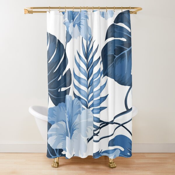 Periwinkle Or Wisteria Shower Curtains