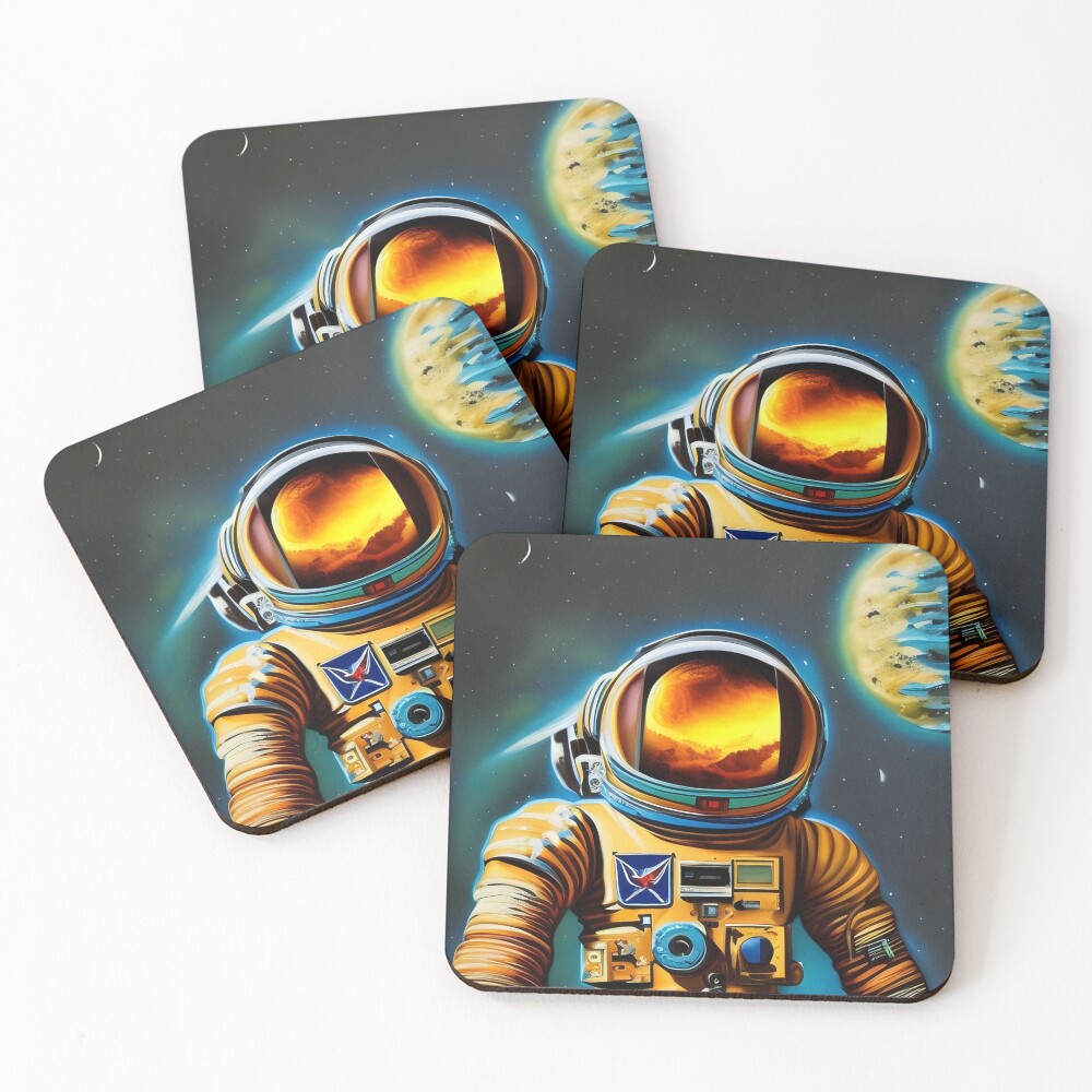 Item preview, Coasters (Set of 4) designed and sold by sci-fAI.