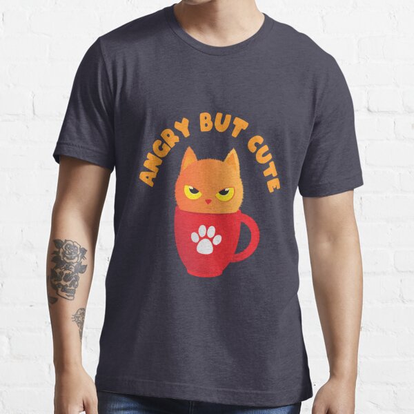 Cute but Angry Cat - NeatoShop