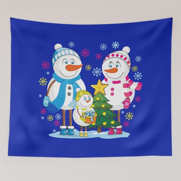 Item preview, Family snowmen. Christmas. Winter. designed and sold by frail.