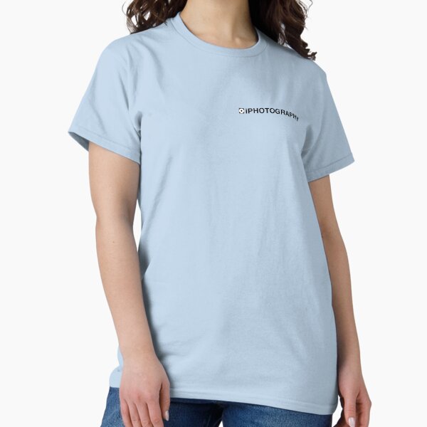 iPhotography Strip Logo in Black Classic T-Shirt