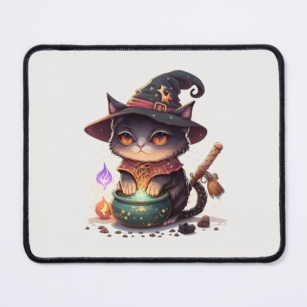 Item preview, Cute little witchy cat designed and sold by donvector.