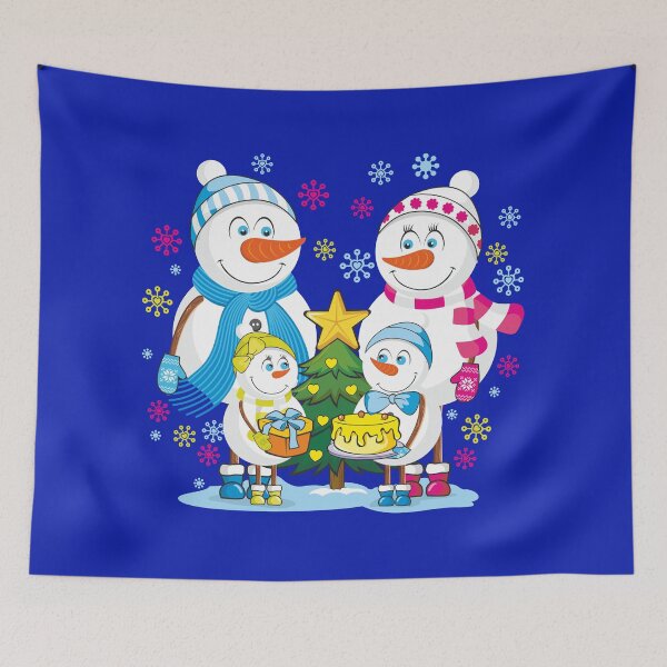 Item preview, Family snowmen. Christmas. Winter. designed and sold by frail.