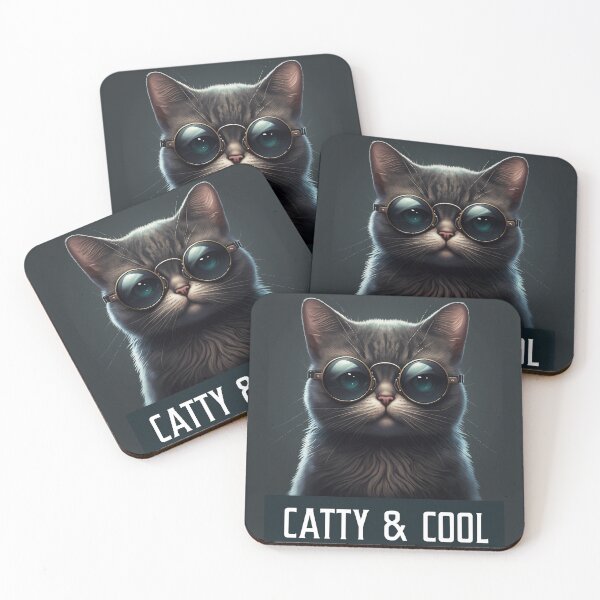Item preview, cool cat (catty & cool) designed and sold by Besir26.