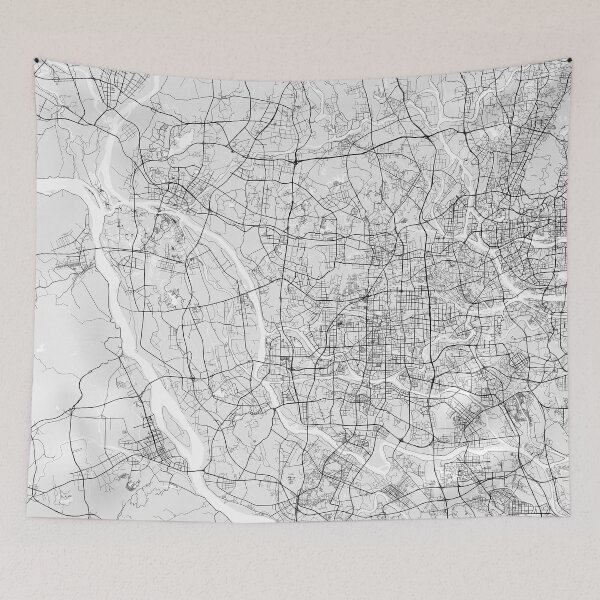 Item preview, Foshan City Map of Guangdong, China - Light designed and sold by deMAP.