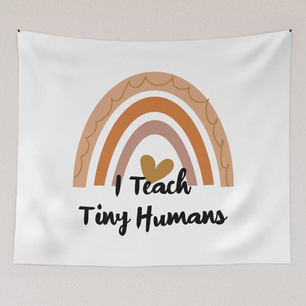 Item preview, Boho Rainbow kindergarten - I Teach Tiny Humans designed and sold by NewDayDesigns.