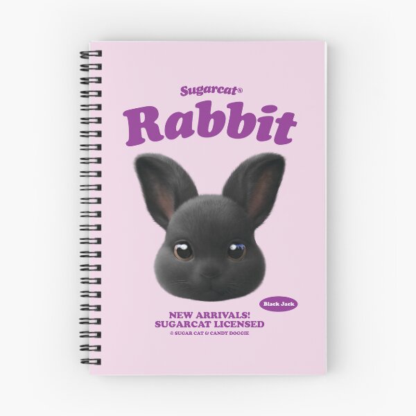 Item preview, #478 Black Jack the Rabbit, TypeFace designed and sold by Sugar Cat  & Candy Doggie.