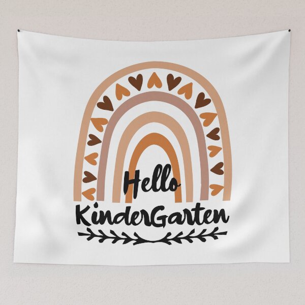Item preview, Boho Rainbow kindergarten - Hello kindergarten designed and sold by NewDayDesigns.