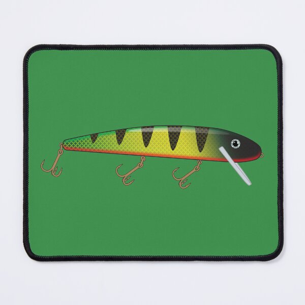 Item preview, Fish Big Big Fish Jerkbait Fishing Lure Sticker - Perch Pattern designed and sold by BlueSkyTheory.
