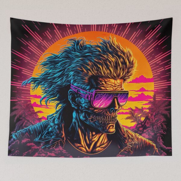 Item preview, Synthwave Sun Zombie Driver designed and sold by Nightarcade.