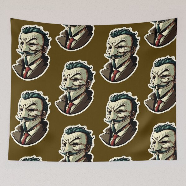 Item preview, Guy Fawkes Brown Anonymous Hacker in a Suit designed and sold by Gralok.