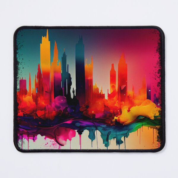 Item preview, City Skyline Paint Drip designed and sold by KammyArt.