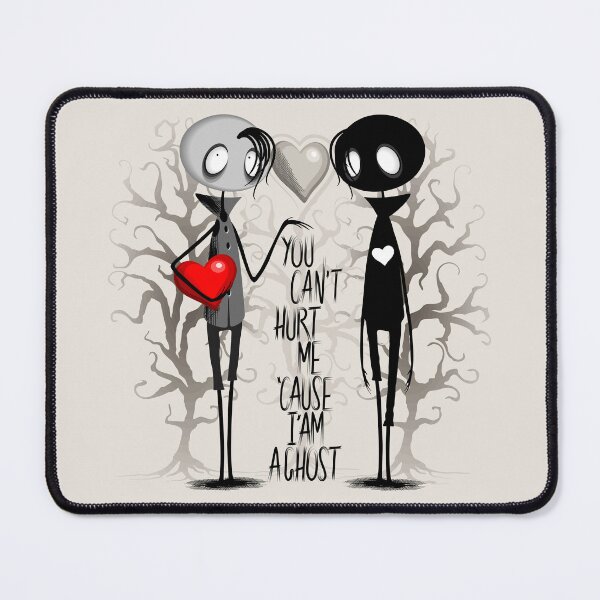 Item preview, Emo Ghost Sad Character in Love Anti Valentine's Day designed and sold by BluedarkArt.