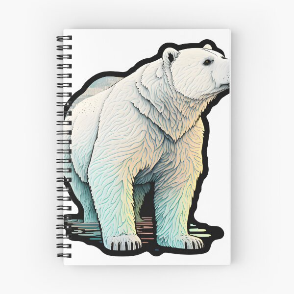 Item preview, Woodcut Polar Bear designed and sold by natejahnke.