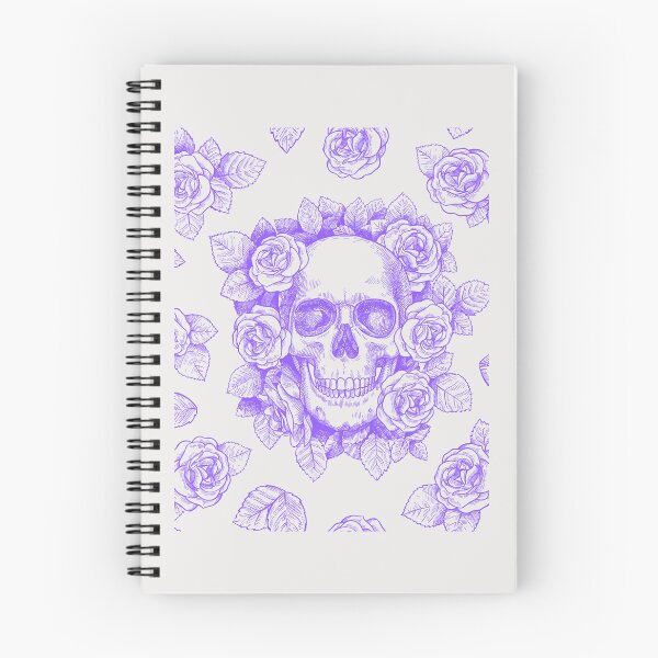 Item preview, Skull in flowers designed and sold by Simo0455.