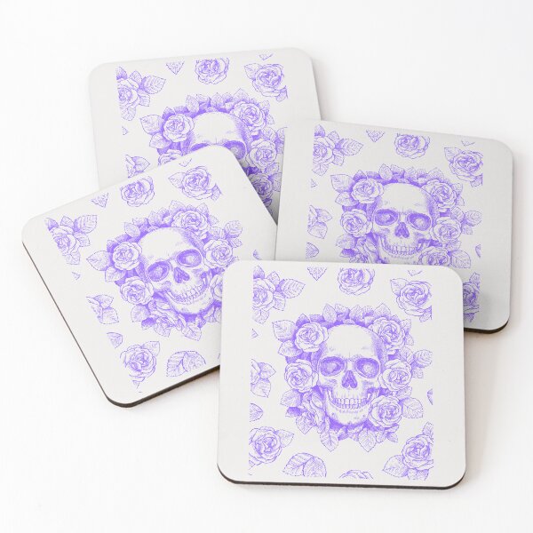 Item preview, Skull in flowers designed and sold by Simo0455.