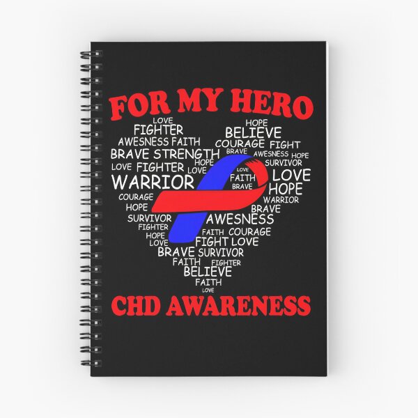 Item preview, For My Hero CHD Awareness Ribbon Heart designed and sold by Adolfo114.