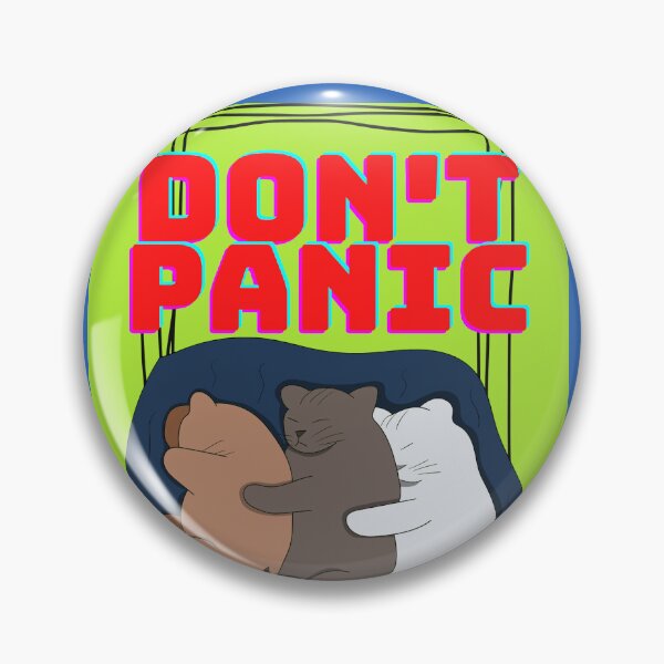Item preview, Don't panic.  designed and sold by Spacehangover.