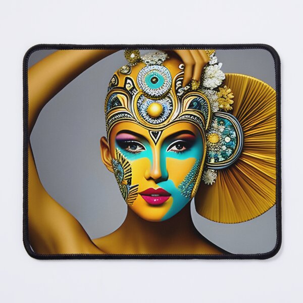 Item preview, Arousing Surrealism: Colorful Woman Portrait with Dreamlike Surroundings designed and sold by artmanikin.