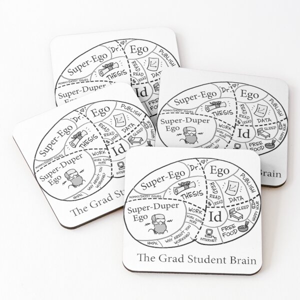 Item preview, The Grad Student Brain Merchandise designed and sold by EmmaDominica.