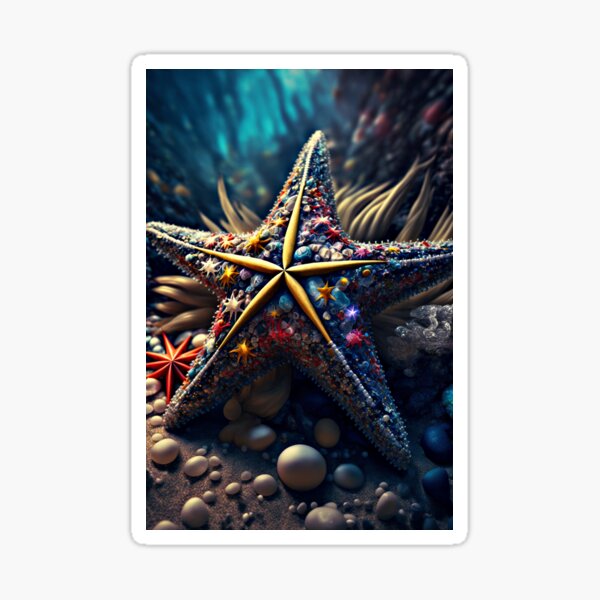 Vista previa del artículo con la obra «estrella de mar #4», diseñado y vendido por PREARTE.