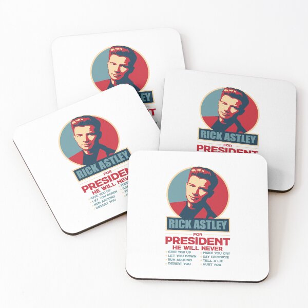 Item preview, Rick Astley For President designed and sold by Zloetrle.
