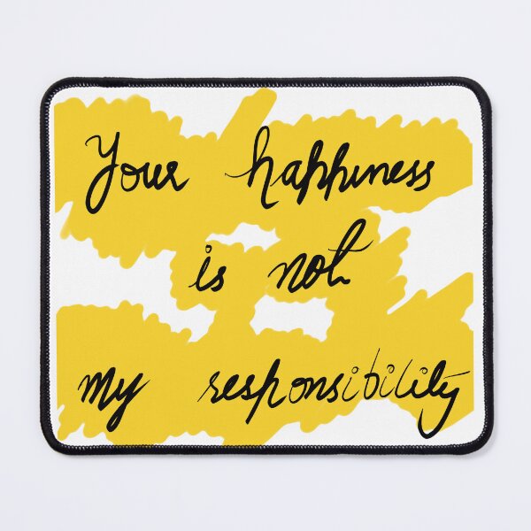 Item preview, Be Happy, own your happiness designed and sold by chuckletuckle.