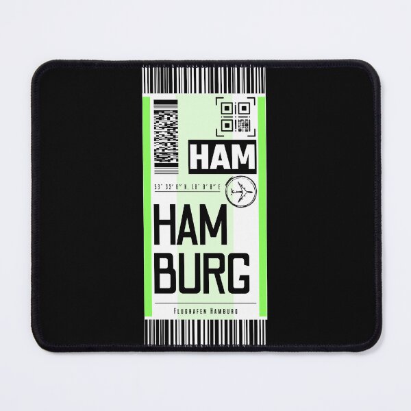Item preview, HAMBURG HAM classic luggage tag stickers designed and sold by LeddsoDello.