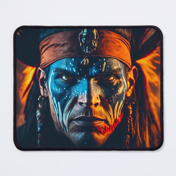 Item preview, American Indian, Portraits of War 007 designed and sold by PixelPusherArt.