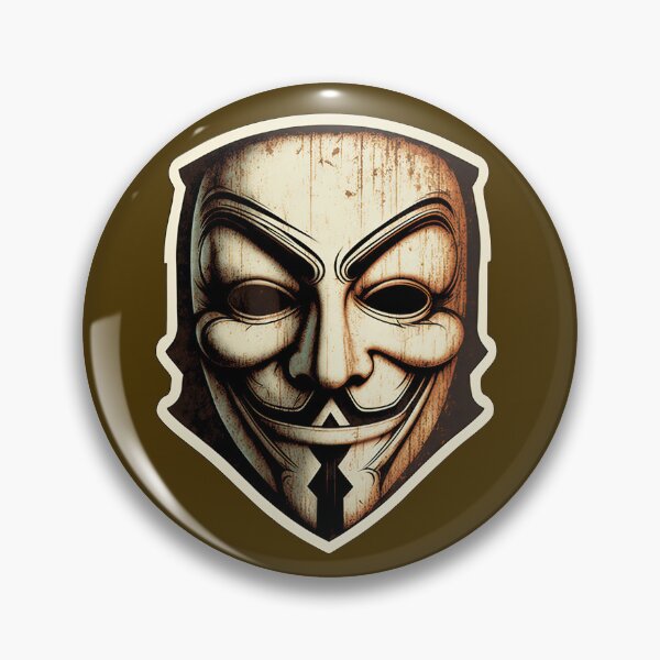 Item preview, Guy Fawkes Aged Anonymous Hacker Brown Coffee Color Palette designed and sold by Gralok.