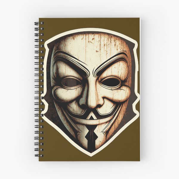 Item preview, Guy Fawkes Aged Anonymous Hacker Brown Coffee Color Palette designed and sold by Gralok.