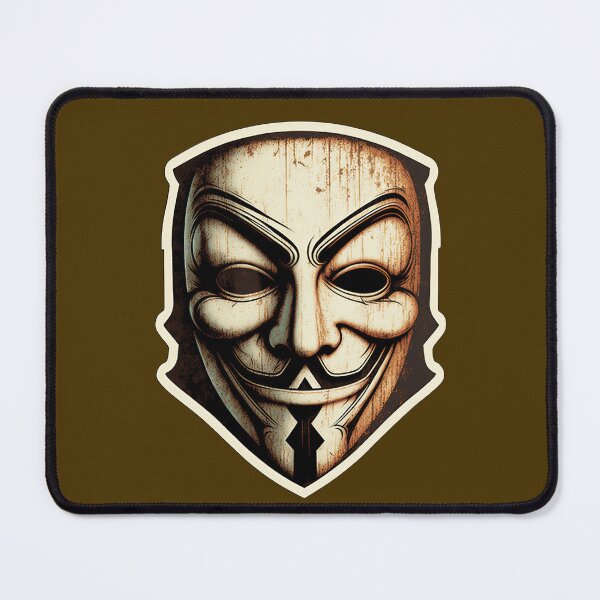 Item preview, Guy Fawkes Aged Anonymous Hacker Brown Coffee Color Palette designed and sold by Gralok.