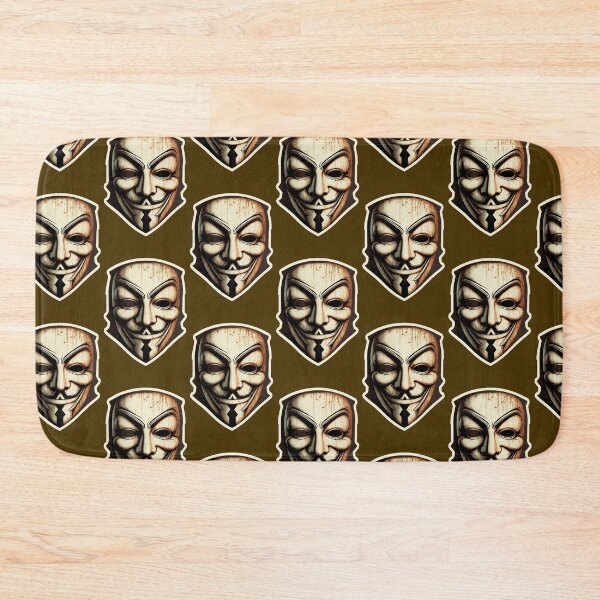 Item preview, Guy Fawkes Aged Anonymous Hacker Brown Coffee Color Palette designed and sold by Gralok.