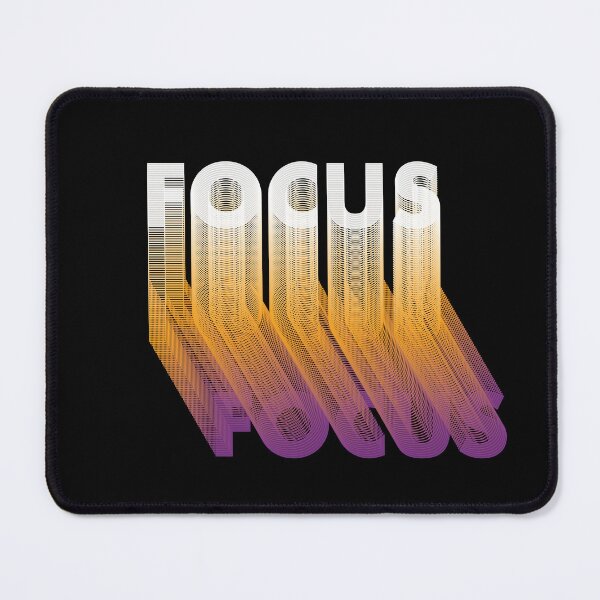 Item preview, Focus mindset funky lettering designed and sold by CatchyFunky.