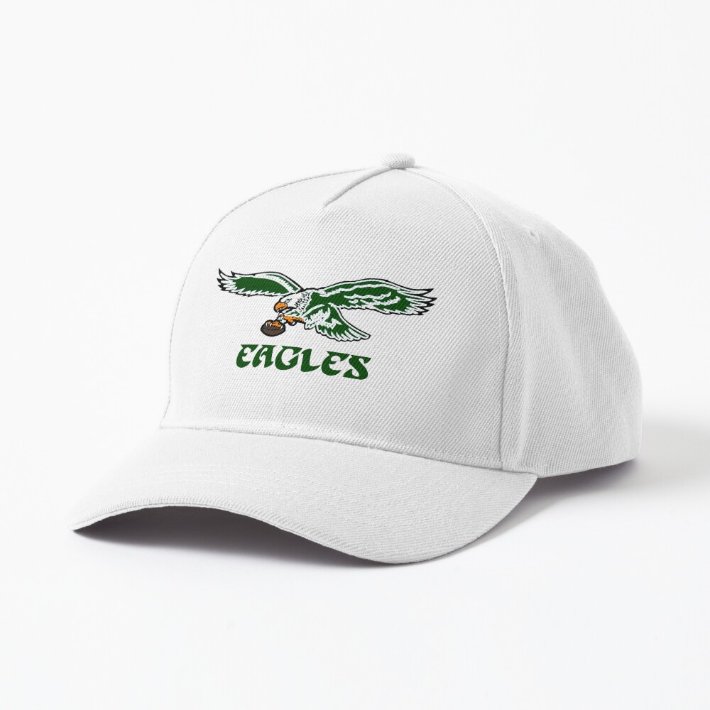 Philadelphia Eagles Vintage Logo Black Clean Up Hat