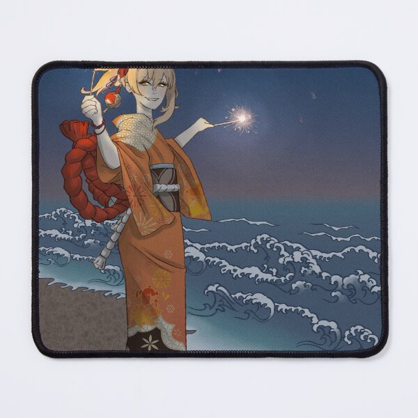 Item preview, Yoimiya, Genshin Impact Traditional Illustration designed and sold by Kuroi Kitsune Art.