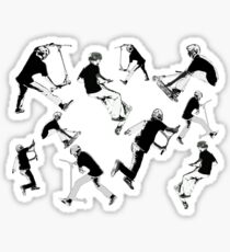 Airtime!- Stunt Scooter Fun Sticker