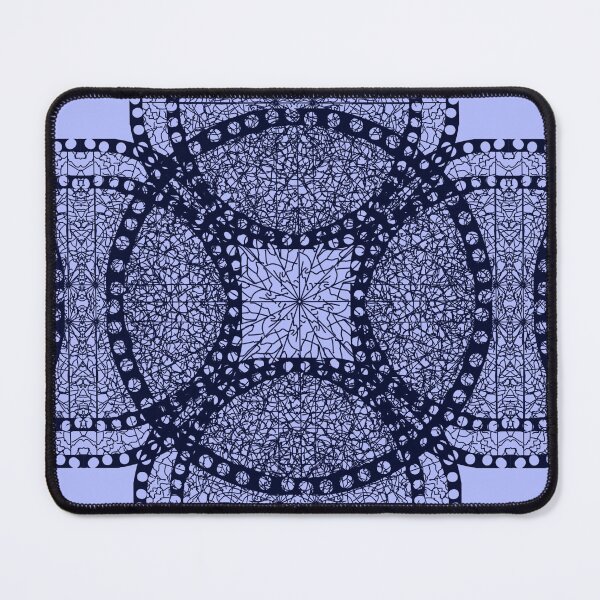 Item preview, Blue Circles and Webbing Pattern designed and sold by designs-by-ann.