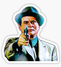 Joe Pesci mafia gangster movie Goodfellas painting Sticker