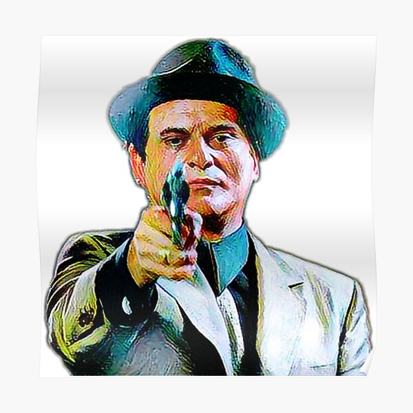 Joe Pesci mafia gangster movie Goodfellas painting Poster
