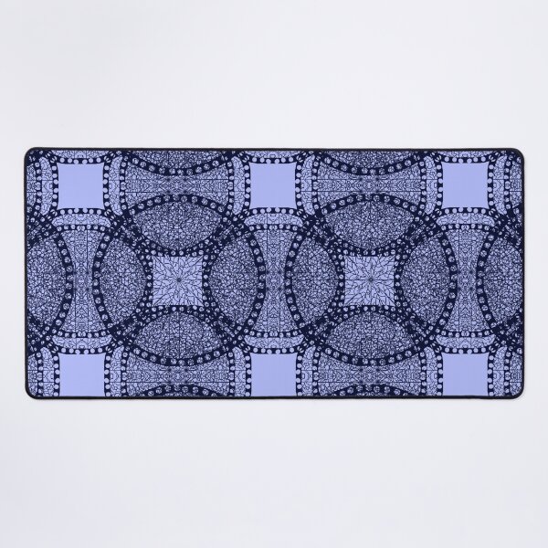 Item preview, Blue Circles and Webbing Pattern designed and sold by designs-by-ann.