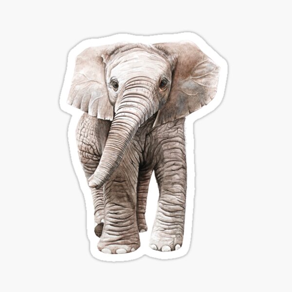 Item preview, elephant designed and sold by nadineconrad.
