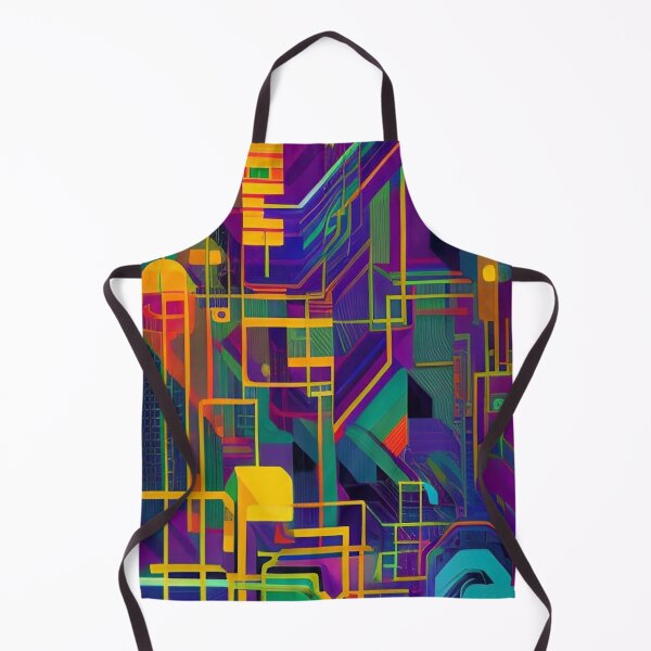 Item preview, Colorful Design Geometric Illustration Art designed and sold by CattlettArt.