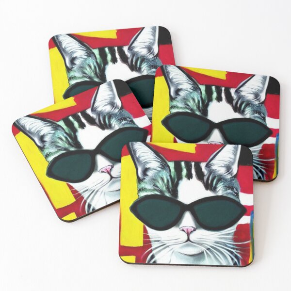 Item preview, Fat Cat Wearing Sunglasses | AI Art designed and sold by itzbart.